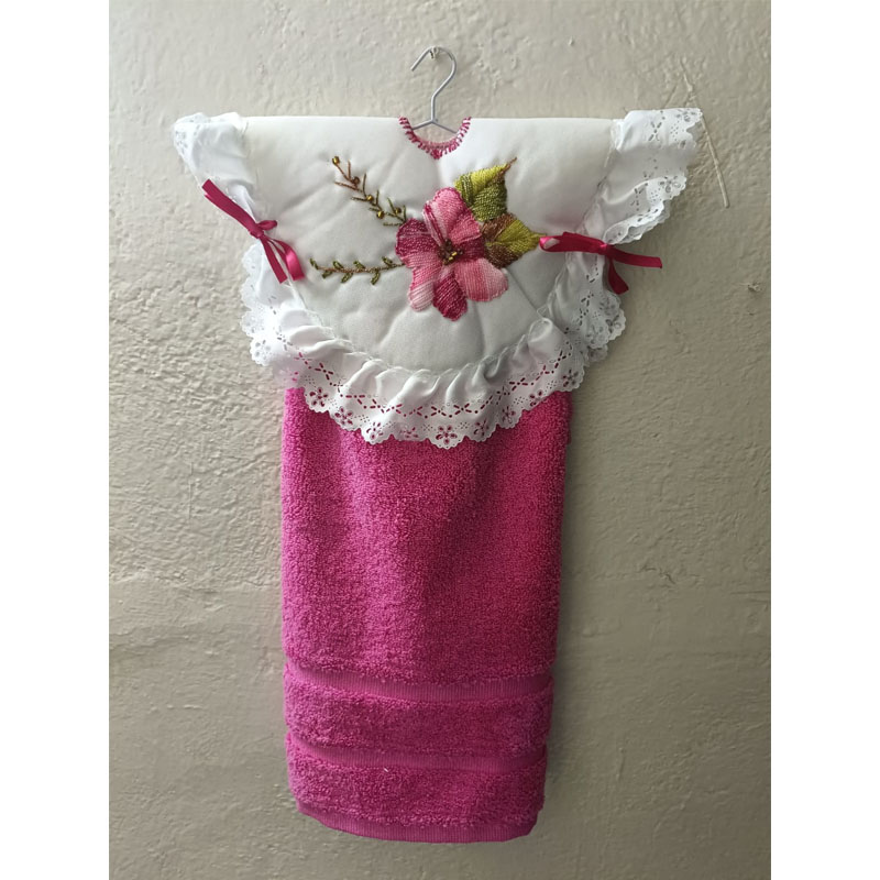 Toallero personalizado Rosa Fambruesa